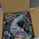 Pallerina 50Ft Outdoor Clear Multicolor Lights, LED G40 Globe Patio String Lights with 25 0.6W Colorful Bulbs(2 Spare), Outside Christmas Lights for Holiday Party Backyard Christmas