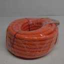 YAMATIC Garden Hose 5/8 in x 75 ft, Ergonomic Swivel Fittings, Burst 600 PSI,Heavy Duty, Flexible and Lightweight Water Hose (Orange)