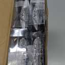 Civaner 24 Pcs Silver Star Ornaments for Christmas Tree 3.15 Inch Bethlehem Star Ornament 8 Point Silver Glitter Stars Ornaments 3D Hollow Stars Hanging Pendant for Decoration Xmas Party