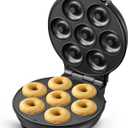 KEINVE Mini Donut Waffle Cake Maker, 7 Slots Home Baking Machine, Great for Breakfast, Snacks, Desserts and More