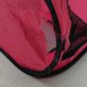 Beatrice Home Fashions Portable, Collapsible, Pop Up Kennel Travel Cat and Dog Crate, 24" L x 16.6" W x 16" H, Fuchsia