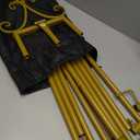 53.9" Gold Easel Stand for Sign, Heavy Duty Metal Display Easel with Storage Bag, Adjustable Art Easel for Wedding Sign, Welcome Sign, Picture