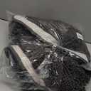 OLANLY Dog Door Mat for Muddy Paws 48x30, Paw Print Design, Absorbs Moisture and Dirt, Absorbent Non-Slip Washable Doormat, Quick Dry Chenille Mud Mat for Dogs, Entry Indoor Entryway Carpet, Dark Grey