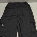 YEOREO CoreFlex Women Workout Flare Leggings with Pockets Hidden Scrunch High Waisted Cargo Gym Yoga No Front Seam Leggings (Large, Black)