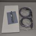 Highwings 8K HDMI Cable 2.1 10FT/3M 2-Pack, 48Gbps High Speed HDMI Cord-Nylon Braided 8K60Hz 4K120Hz 4K144Hz 3D eARC HDR10 4:4:4 HDCP 2.2&2.3 QMS DSC VRR, Compatible for Laptop, Monitor, Roku TV,HDTV (Grey)