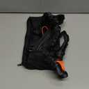 Amazon Basics Hands Free Dog Leash with Running Bag, Adjustable Waist Belt, Dual Padded Handles, Reflective Bungee Leash for Walking, Jogging, Hiking, Fits Small to Large Dogs (Up to 150 lbs)