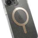 Speck Clear iPhone 14 Pro Max Case - Drop Protection, Scratch Resistant Dual Layer Slim Case for 6.7 Inch iPhones 14 Pro Max - MagSafe Compatible - Anti-Yellowing - Presidio Perfect Clear/Gold Glitter