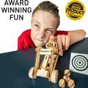 National Geographic Da Vinci Model Kit - Catapult Kit for Kids, 3D Puzzle Building Toy for Boys and Girls, Wood Building Kit for Kids, A Great STEM Project, Engineering Model Kit