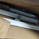 Fixed Window Safety Guard 14”x 38” *2 Pack Adjustable Width Prevents Accidental Falls, Non-Egress, Tamper Resistant Screws Included, White