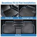Joruoo-Floor Mats & Cargo Liner for 2019-2026 Infiniti QX50/QX55 2022-2025, All-Weather Heavy Duty TPE Floor Liners Full Coverage Automotive for QX50 Accessories