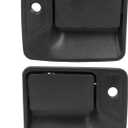 LUJUNTEC Exterior Door Handle - Front Driver Left Passenger Right Side, Black Direct Replacement for 2000-2005 for Ford for Excursion,1999-2015 for Ford for F-250 Super Duty OE: F81Z2522405BAC, 79306