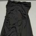 Women's Sexy Strapless Backless High Split Long Maxi Dress Ruched Off Shoulder Sleeveless Bodycon Party Cocktail Dresses, Size: X-Large