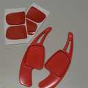 Yoursme Paddle Shifter Extensions for Audi A3 A4 Q7 S3 A5 Q5 S4 S5 SQ5 Q8 TT TTS, Aluminum, Red