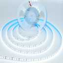 SUYOOULIN LED Strip Lights, 16.4ft/5m SMD 2835 600 LEDs Light Strips, 15000LM Flexible AC 110V Waterproof IP68 LED Ribbon for DIY Christmas Home Indoor Outdoor Decor(Daylight White 6500K)