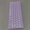 OMOTON Bluetooth Keyboard Compatible with iPad A16 11th 10th Generation, iPad 10.2 (9th/8th/7th), iPad Pro 13/12.9/11 inch, iPad Air/Mini and More iOS Devices, Purple