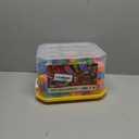 burgkidz 150PCS Jumbo Building Blocks with Clear Storage Box & Baseplate Lid - STEM Educational Toys for Toddlers 3+ Years, Compatible with Major Building Systems