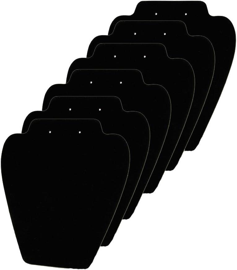 Pack of 6 Black Velvet Collapsible Jewelry Displays