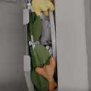 The Peanutshell Crib Mobile for Boys or Girls  White Musical Baby Crib Mobile with 12 Lullabies, Jungle Animal, Baby Safari Animals Nursery Decor