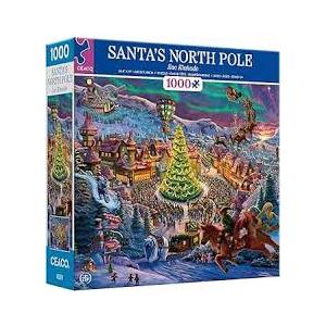 Christmas Village Advent Calendar Puzzles for Adults 1000 Pieces Winter Beautiful Scenic, Christmas Advent Countdown Jigsaw Puzzles, Xmas Holiday Tree Nutcracker Snowman Puzzle 2 Boxes
