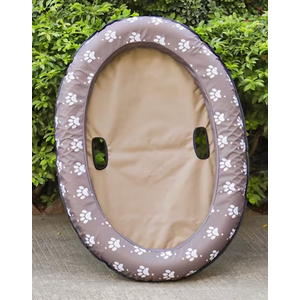 Pet Styled Oval Float for Swimming,Brown