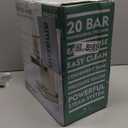 Spacekey Espresso Machine 20 Bar, Espresso Maker with Milk Frother Steam Wand, Stainless Steel Espresso Coffee Machines for Home, Cappuccino, Latte Maker with 58oz Removable Water Tank, White