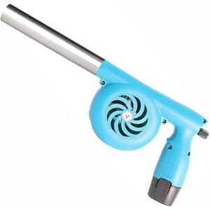 KZU Electric Fireplace Bellows, BBQ Air Blower, Handheld Outdoor Cooking Fan Charcoal Starter Fan Cordless Bellows Grills BBQ Camping Barbecue Fire Bellows (Extended Duct) KZU Electric Fireplace Bellows, BBQ Air Blower, Handheld Outdoor Cooking Fan Charcoal Starter Fan Cordless Bellows Grills BBQ Camping Barbecue Fire Bellows (Extended Duct)