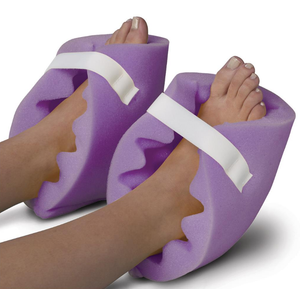 Medline Convoluted Foam Heel Protector Foot Positioner 12 Pair
