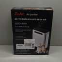 Air Purifiers for Home Large Room Up to 2600 Ft, HEPA Air Purifier with Washable Filter & Air Quality Display, Powerful Turbo Mode Air Cleaner for Pet Hair Odors Smoke Dust, HAP605 (Silver White)