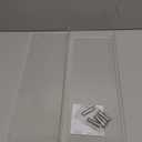 ROYALITA 2-Pack Acrylic Magazine Holder Vinyl Records Holder, Display Floating Nursery Bookshelves Wall Decor Hanging Magazine Holder for Waiting Room, Living Room (17 Inch-2Pack)