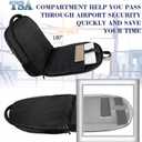 MATEIN Extra Large Travel Backpack, TSA Friendly 18.4 Inch Laptop Backpack, Anti Theft Flight Approved Business Work College Computer Backpack Big Bag for Women Men, Black