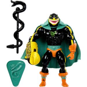 Masters of the Universe Motu Origins Cartoon Collection Lord Gr'asp, Snake Man Action Figure with Claw, Shield and Staff, Toy Gift for Boys and Girls +6 Years, HYD30