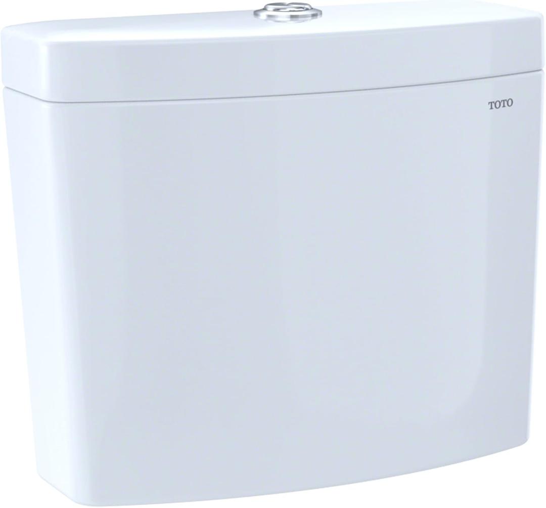 TOTO Aquia IV Dual Flush 1.28 and 0.9 GPF Toilet Tank Only with WASHLET+ Auto Flush Compatibility, Cotton White - ST446EMNA#01
