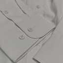 2 x Button Down Shirts for Women Long Sleeve Dress Shirts Collared Work Wrinkle Free Office Solid Blouses Fitted Tops M