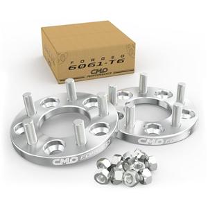 Customadeonly 15mm Forged Wheel Adapters 5x120 to 5x115 | Fits 5x115 Wheels on 5x120 Hubs | 2pcs Lug Centric | 74.1mm Bore | M12x1.5 Studs | Offset Correction Spacers