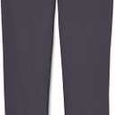 French Toast Girls' Pull-On Straight Fit Stretch Twill Pant (Standard & Plus) (18, School Uniform Grey)