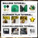 2026 Novel Happy New Year Eve Party Decorations Set with Happy New Year Backdrop, Black and Gold Confetti Balloons, Clear Balloon Box, Gold Party Confetti Pack & Heart Star 2026 Number Foil Balloons