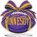 Fairyland JinWenn Decor for Home Diamonds Art kit Decorations, Football Diamonds Painting Kit for Adult Tabletop Gift DIY 5D Diamonds Dots Minnesota Home Special Crystal Diamond 7.9x7.3 inch