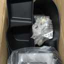 Car Door Side Storage Box and Trash Can for Honda CR-V 2023-Present, 4 Compartments, Black, Matte, Scratchproof, 9L Capacity, 50 lbs Max Weight, Easy Install