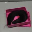 Essent Seamless Light Yaki Straight Clip in Hair Extensions Seamless Real Human Hair, 18 Inch 1Pack 130g 7Pcs Human Hair Extensions for Women Natural Black