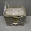 Jewelry Box Organizer Case for Women: 5-Layer Jewelry Storage Case with Glass Window, Olive Green Leather with Cream Velvet, Holder for Ring Necklace Bracelet Brooch Watch, Great Gift for Her