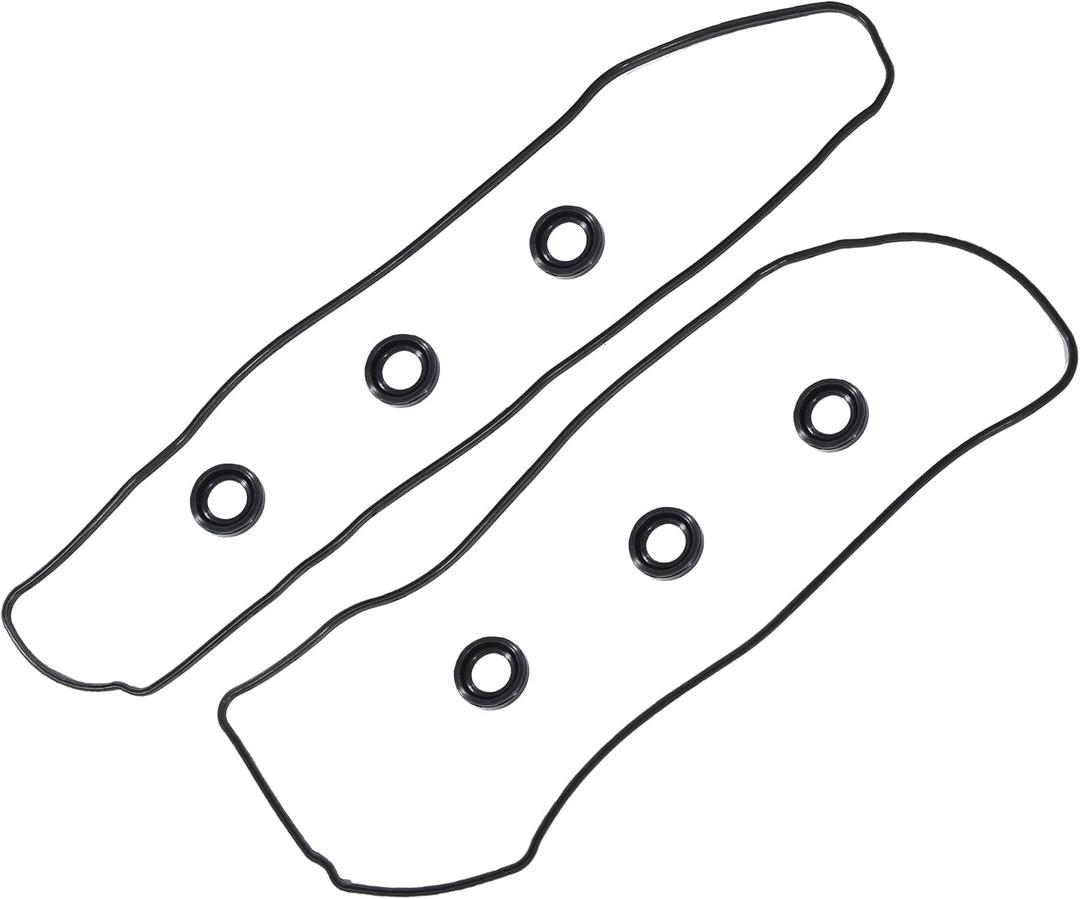 X AUTOHAUX 1 Set VS50682R 11214-31020 11213-31050 11193-16010 Engine Valve Cover Gasket for Toyota Avalon 3.5L 2005-2016 for Toyota Sienna 3.5L 2007-2016