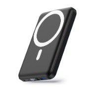 Wireless Power Bank, Yiisonger Slim 10000mAh Magnetic Portable Charger 22.5W PD Fast Charging, Mini Mag-Safe Battery Pack QC3.0 LED Display USB-C Compatible with iPhone 13&12/ Pro Max/Pro/Mini (Black)
