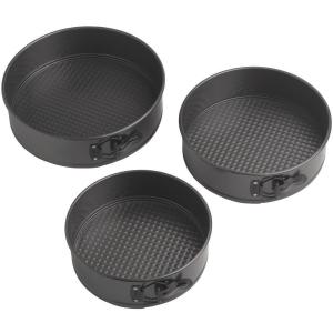 Wilton Gold Premium Non-Stick Warp-Resistant Bakeware, Made without PFAs, 3-Piece Springform Set, 8,9, 10 in, Packaging May Vary Wilton Gold Premium Non-Stick Warp-Resistant Bakeware, Made without PFAs, 3-Piece Springform Set, 8,9, 10 in, Packaging May Vary