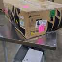 Corsair TC100 Relaxed Gaming Chair - Fabric - Racing-Inspired Design - Lumbar Pillow - Detachable Memory Foam Neck Pillow - Adjustable Seat Height - Adjustable Armrests - Gray and Black