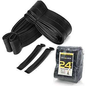 Universal Bike Butyl Inner Tubes for Road, Mountain, and Junior Range Bikes - Sizes 12", 14", 16",20", 24", 26" with 32mm Schrader Valve（2Pcs）