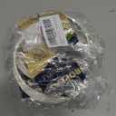 Repa Market 4" Inch Plastic Pipe Support Clamps for Round HVAC Ducts - 4 Pieces - Walll and Ceiling Mount Brackets - Secure and Lightweight Mounting for Your Ventilation Systems