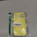 LOVE 3000 Designed for iPhone 17 Pro Max Case, Premium Silicone [Compatible with Magsafe][Soft Anti-Scratch Microfiber Lining] Shockproof Protective Phone Case for Men Women 6.9", Creamy Yellow