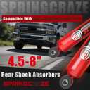 4.5-8" Rear Shock Absorbers for 2007-2025 Chevy Silverado/GMC Sierra 1500