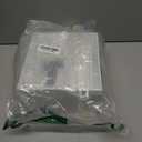 4 Pcs White Buffet Risers with Mini Signs,Acrylic Food Risers for Buffet Table,Display Stand for Dessert,Jewelry,Figures show,Cube Display Base with Hollow Bottoms (6",6.5",7",8")