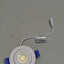 Adetu 2 Inch 5CCT Gimbal Led Recessed Lighting with Junction Box, 360°+90° Adjustable Recessed Can Lights, 2700K/ 3000K/ 3500K/ 4000K/ 5000K Selectable, 5W Eqv 50W, 550LM Brightness - ETL (White, 12 Pack)